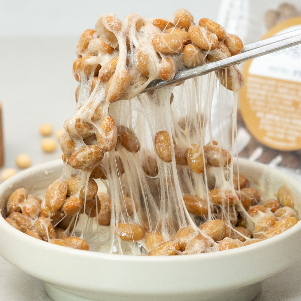 싸리재 발효콩 바로먹는 생청국장, 백태 낫또 국산콩 생나또 60g, 10개