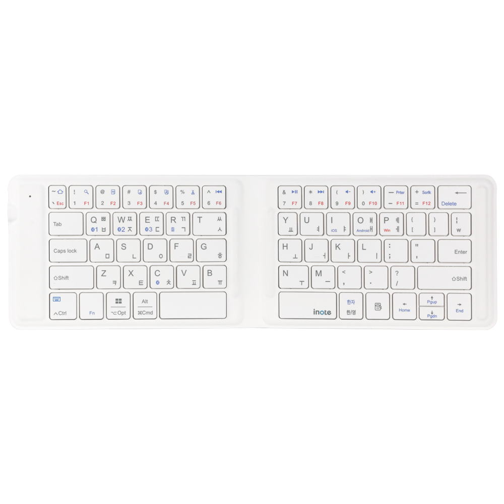 아이노트 X-Folding XK602B 블루투스 접이식 키보드 이미지 8