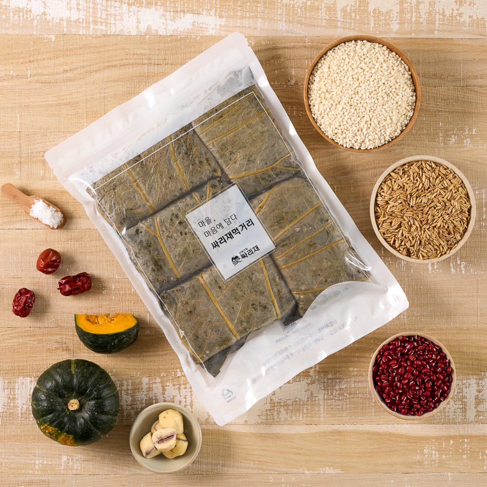 싸리재 즉석밥 간편식 잡곡밥 영양밥 찰밥 [ 국산 찹쌀 귀리 연잎밥 ] 200g, 5개 - 상품 이미지