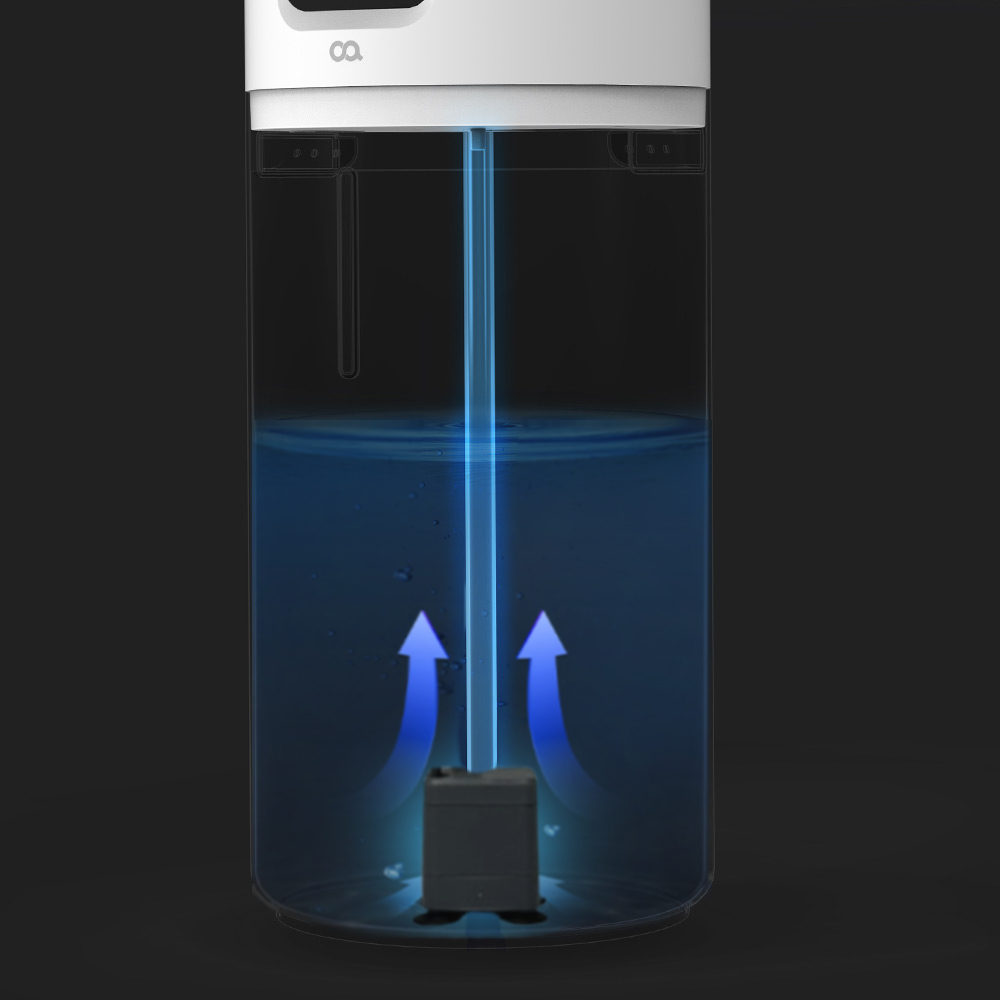 오아 타워 대용량 가습기 초음파 16L UV살균 자동습도조절 굴뚝 비염 거실 사무실 대형