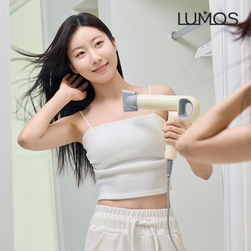 루모스 접이식 드라이어 BLDC 모터 저소음 초경량 음이온 여행용 휴대용 헤어드라이기 이미지 3