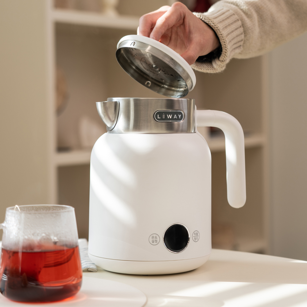 분유포트 전기주전자 티포트 보온 무선 차탕기 스텐 커피 포터