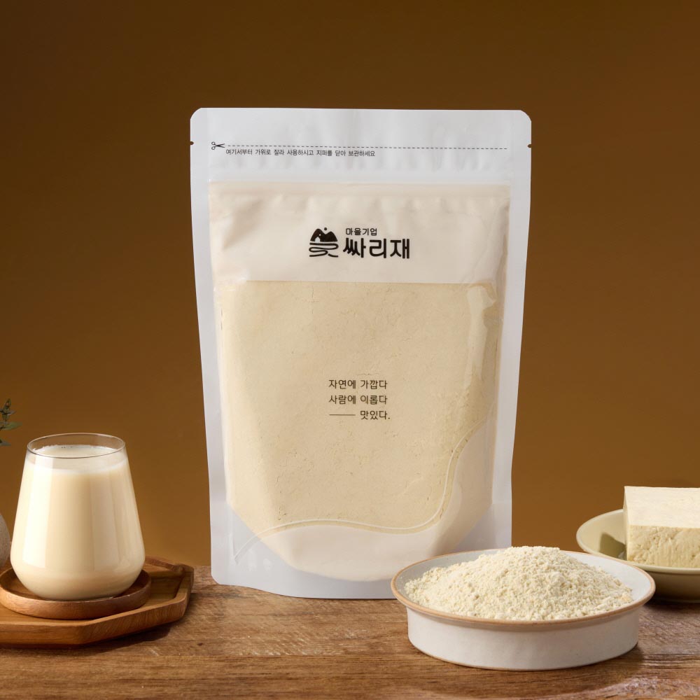 싸리재 고소한 식물성 단백질, 국산콩 두부쉐이크 300g 두부가루 - 상세 이미지 4