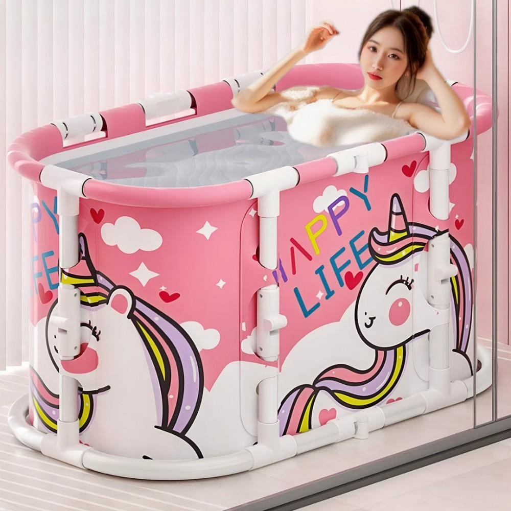 접이식 간이 목욕통 욕조 폴딩 미니 반신욕기 소형 이동식 1인 휴대용 가정 성인 개인 탕