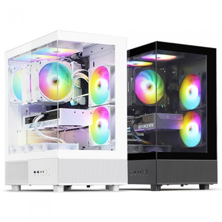 darkFlash DB330X RGB 강화유리 (화이트)/ M