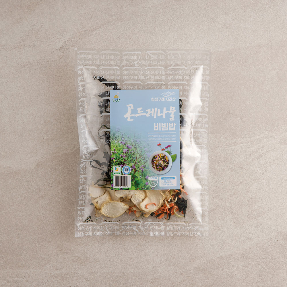 간편하고 깨끗한 [ 곤드레나물 비빔밥 재료 25g ] 맛있는 나물비빔밥 - 상세 이미지 5