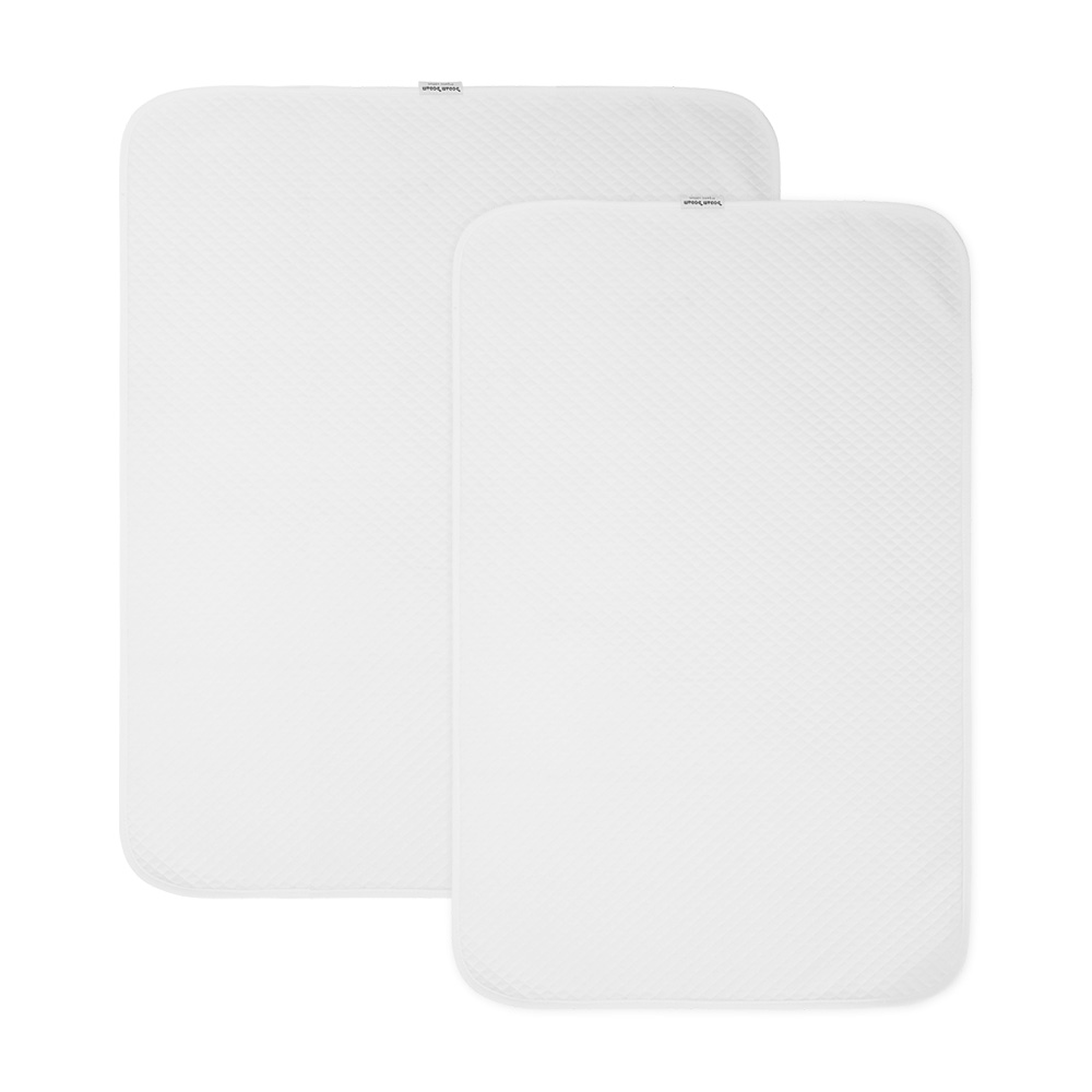 도담도담 오가닉 코튼 무형광 100% 신생아 방수요 아기 방수 패드 소형 2개입