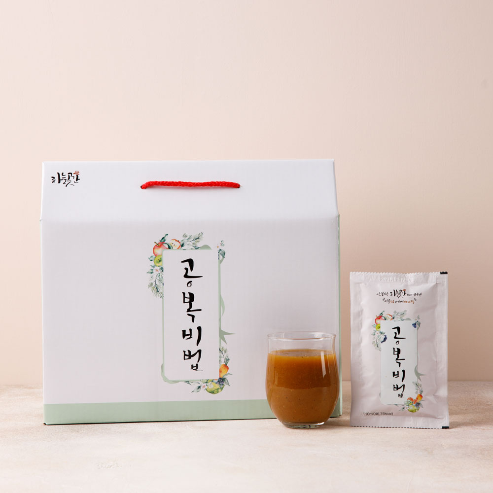 하늘곳간 사과당근주스 [ 장수 공복비법 110ml 30봉지 ] 착즙 야채주스 채소즙 - 상세 이미지 2