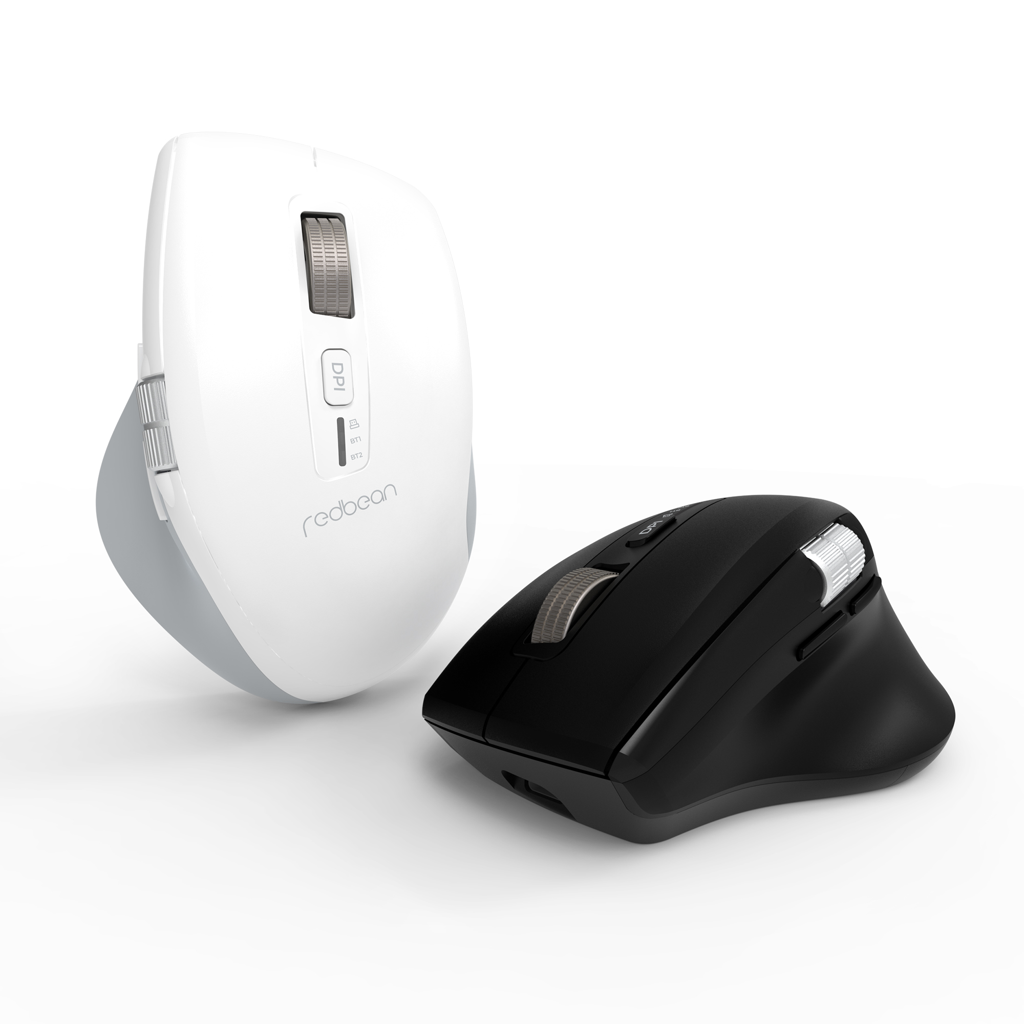 레드빈 세미 버티컬 마우스 무한휠 사무용 블루투스마우스 무선 C타입 무소음마우스 A59R
