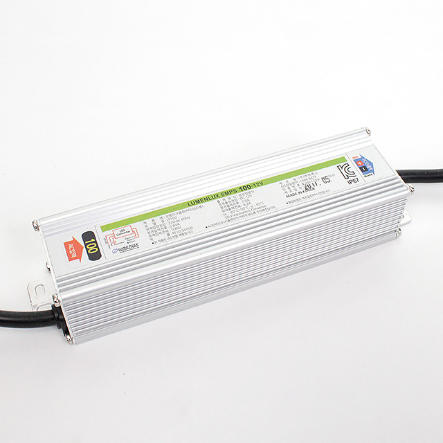 국산 방수형 SMPS 12V, 24V 안정기 아답터 파워서플라이 100W - 상품 이미지