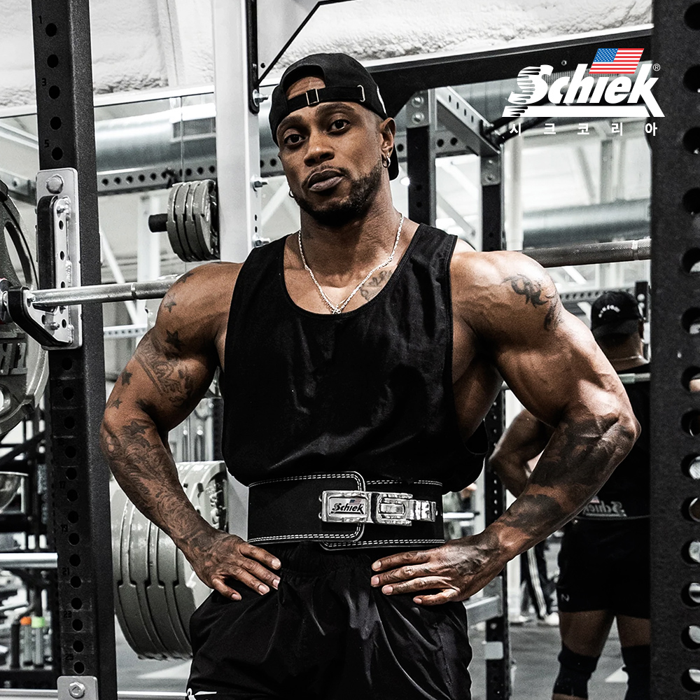 SCHIEK 7010 레버 가죽 헬스 벨트 리프팅 복압 크로스핏 웨이트 운동 역도 시크 쉬크