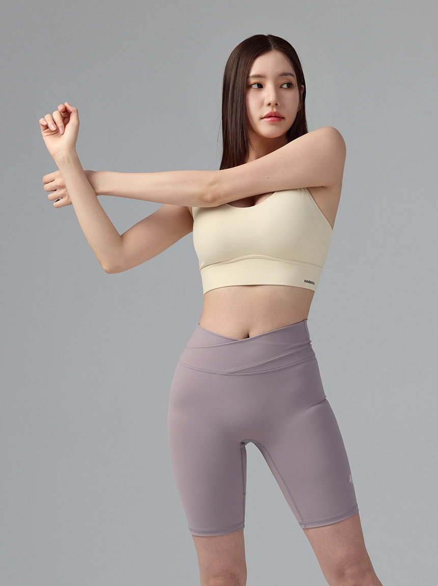 [해즈소울] 코어엑스 밴드 쇼츠 요가 레깅스 - 상세 이미지 2