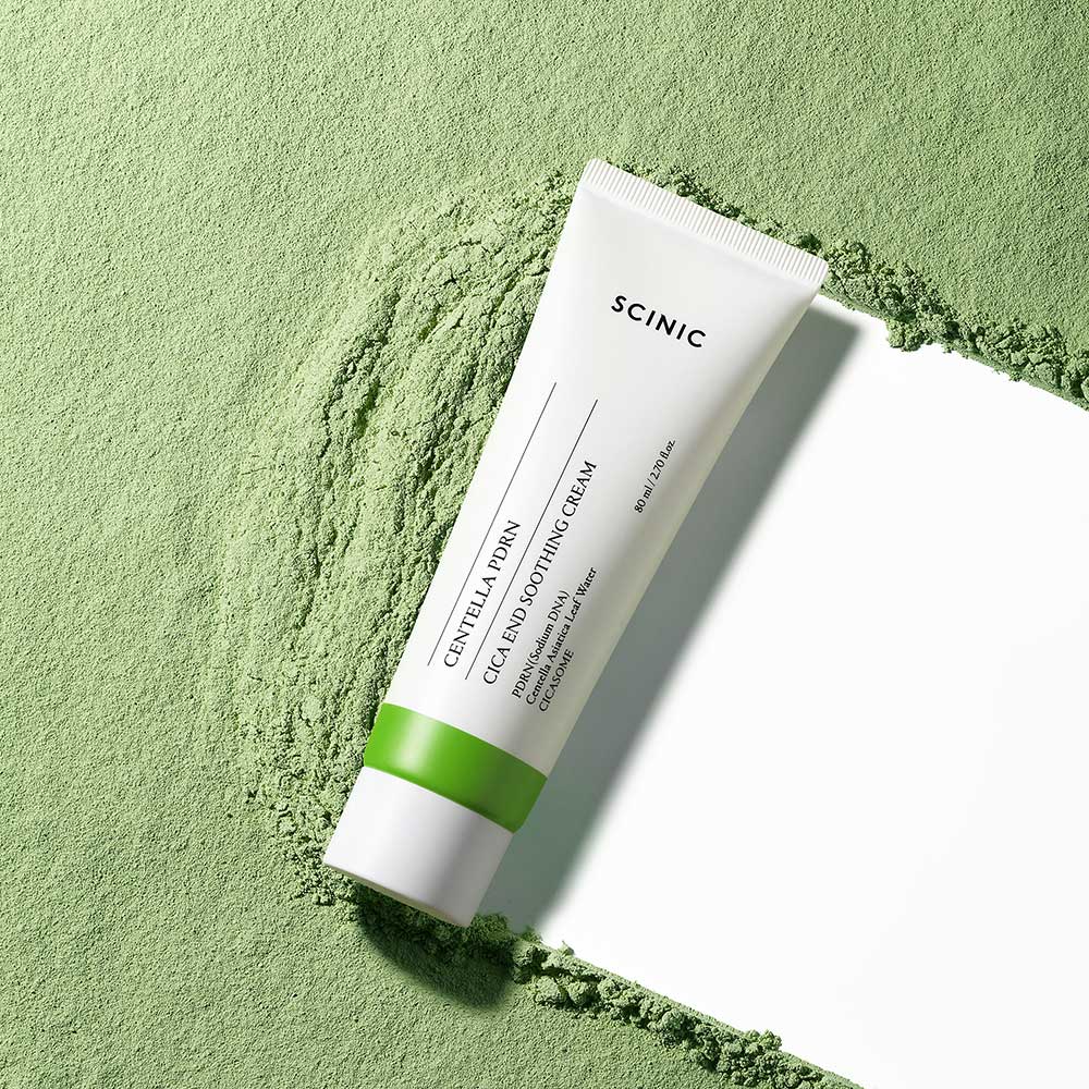 싸이닉 병풀 PDRN 시카 엔드 수딩 크림 80ml / 모공케어 저자극 모공 재생 진정크림 제품 이미지