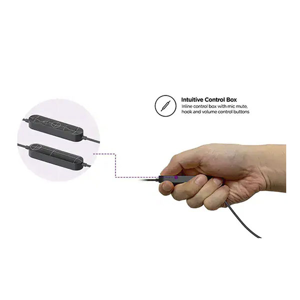 레노버 Lenovo USB-A 유선 스테레오 헤드셋 G2 4XD1P83425 USB-A / 직관적 컨트롤러 / 가벼운 무게/ 선명한 음질 - 상세 이미지 5