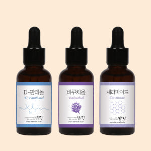 맑을담 튼튼장벽 세트 (디판테놀 덱스판테놀30ml+바쿠치올30ml+세라마... 솔직 후기 | 피부 타입별 분석 - 상품 이미지 1