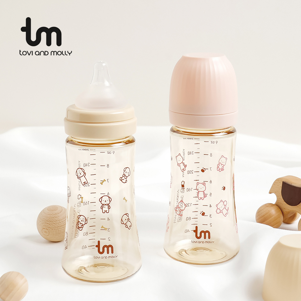 [토비앤몰리] 몰리 신생아 배앓이 아기 싱글 젖병 180ml 280ml - 상세 이미지 5