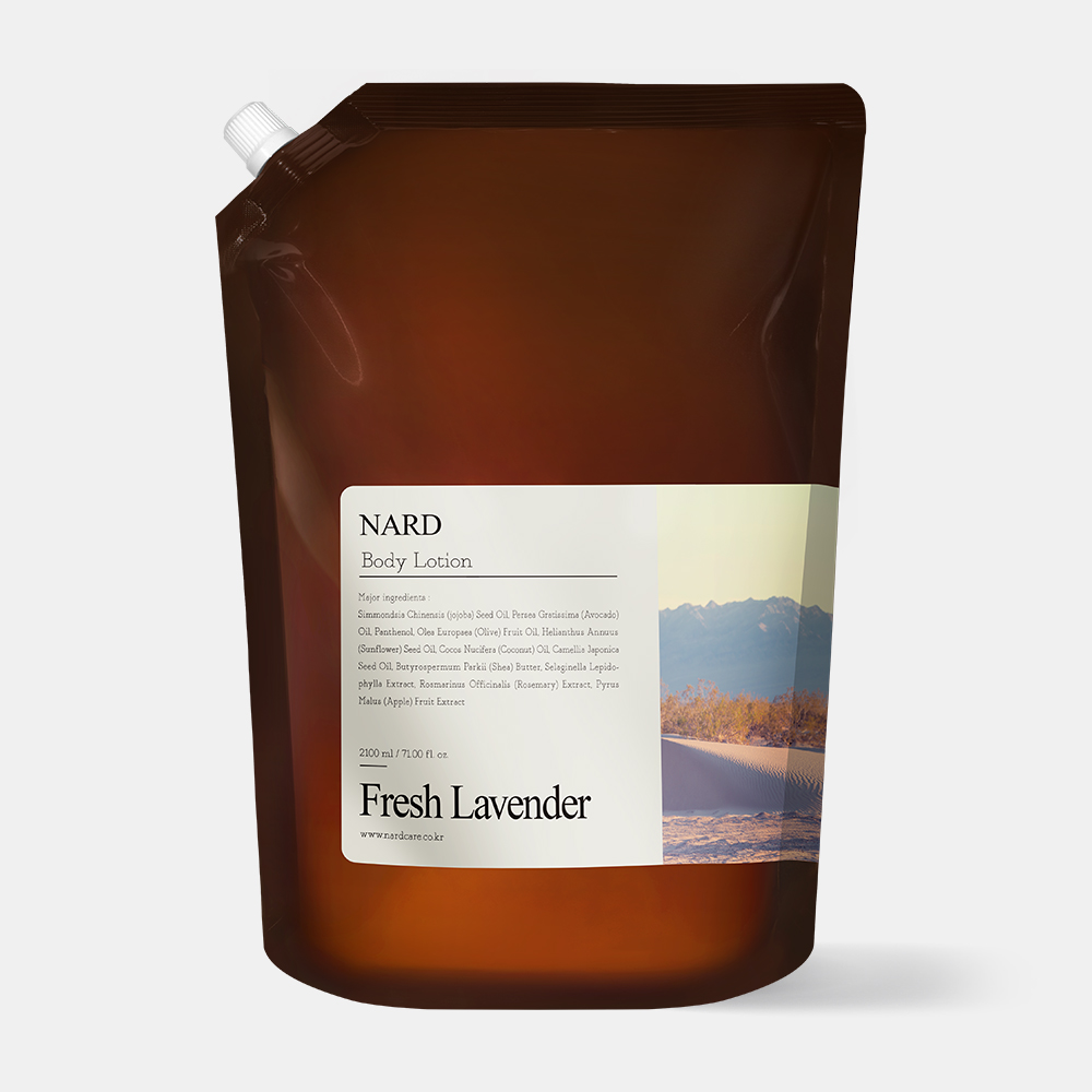 나드 리프레쉬 퍼퓸드 바디로션 프레쉬라벤더향 리필 2.1L, 1개