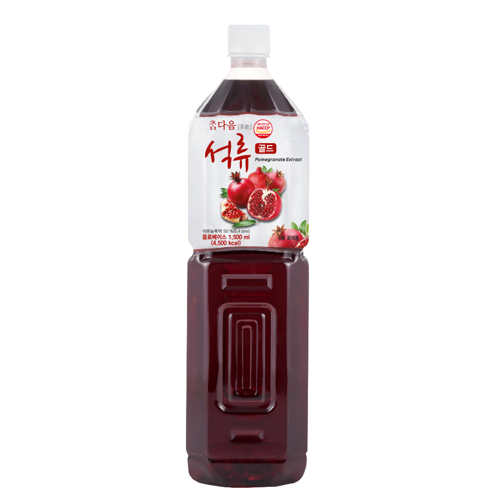 참다음 석류 농축액 엑기스 청 음료 베이스 1.5L - 상품 이미지