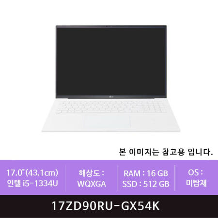 LG전자 그램 17ZD90RU-GX54K 512GB 교체(zoaa)