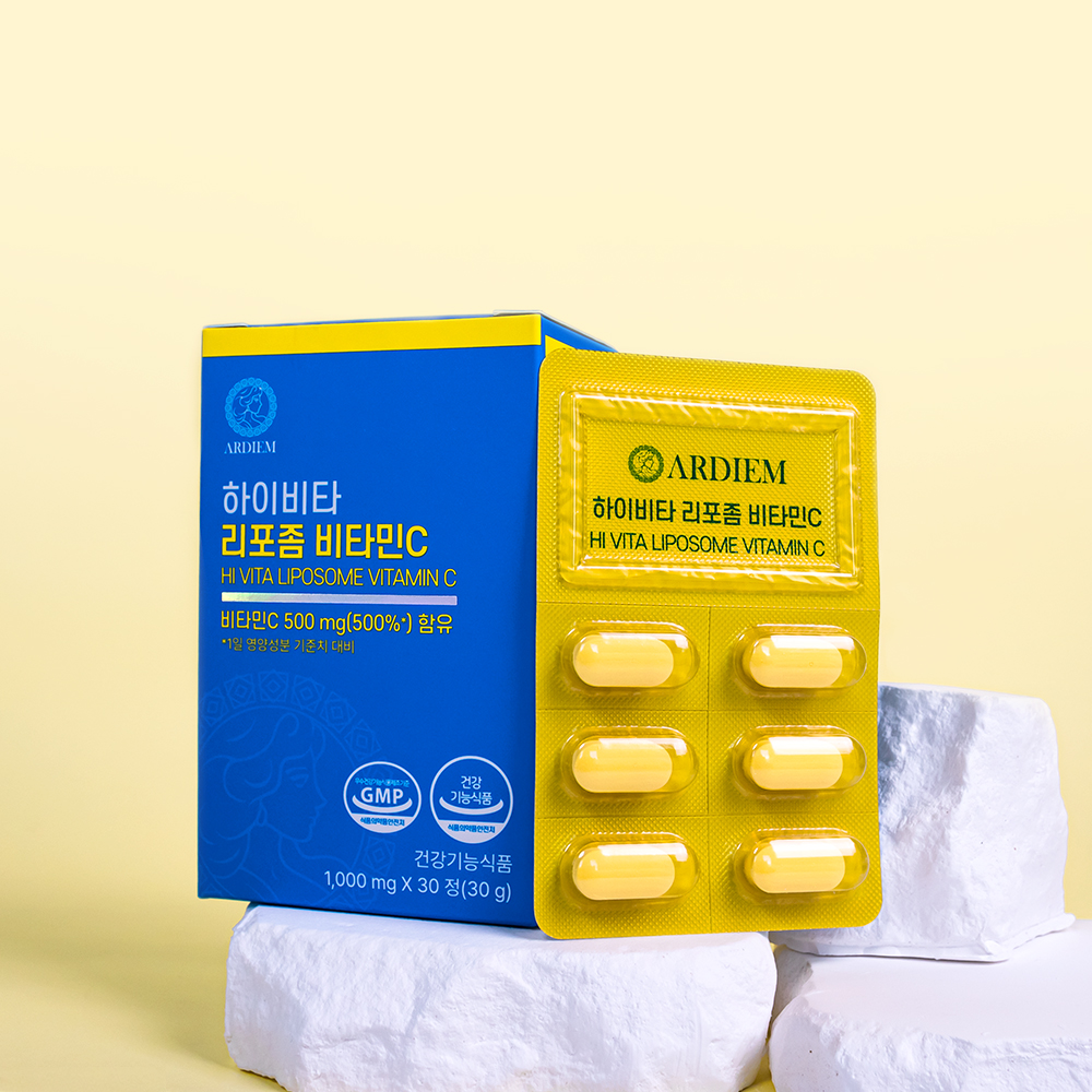 아르디엠 하이비타 리포좀 비타민C 1000mg 30정, 1개 - 상세 이미지 4