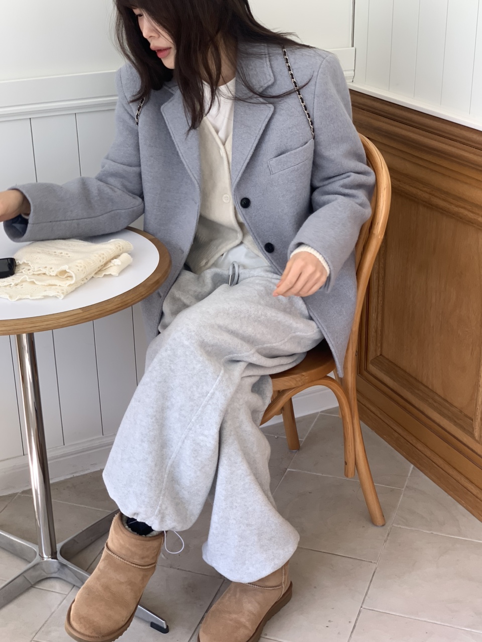 스브 알파카 하프코트 자켓 2colors 상세 이미지 38