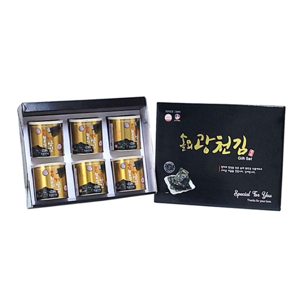 깡통김 솔뫼 광천김캔 선물세트 명품 재래 캔김 선물세트 - 상세 이미지 4