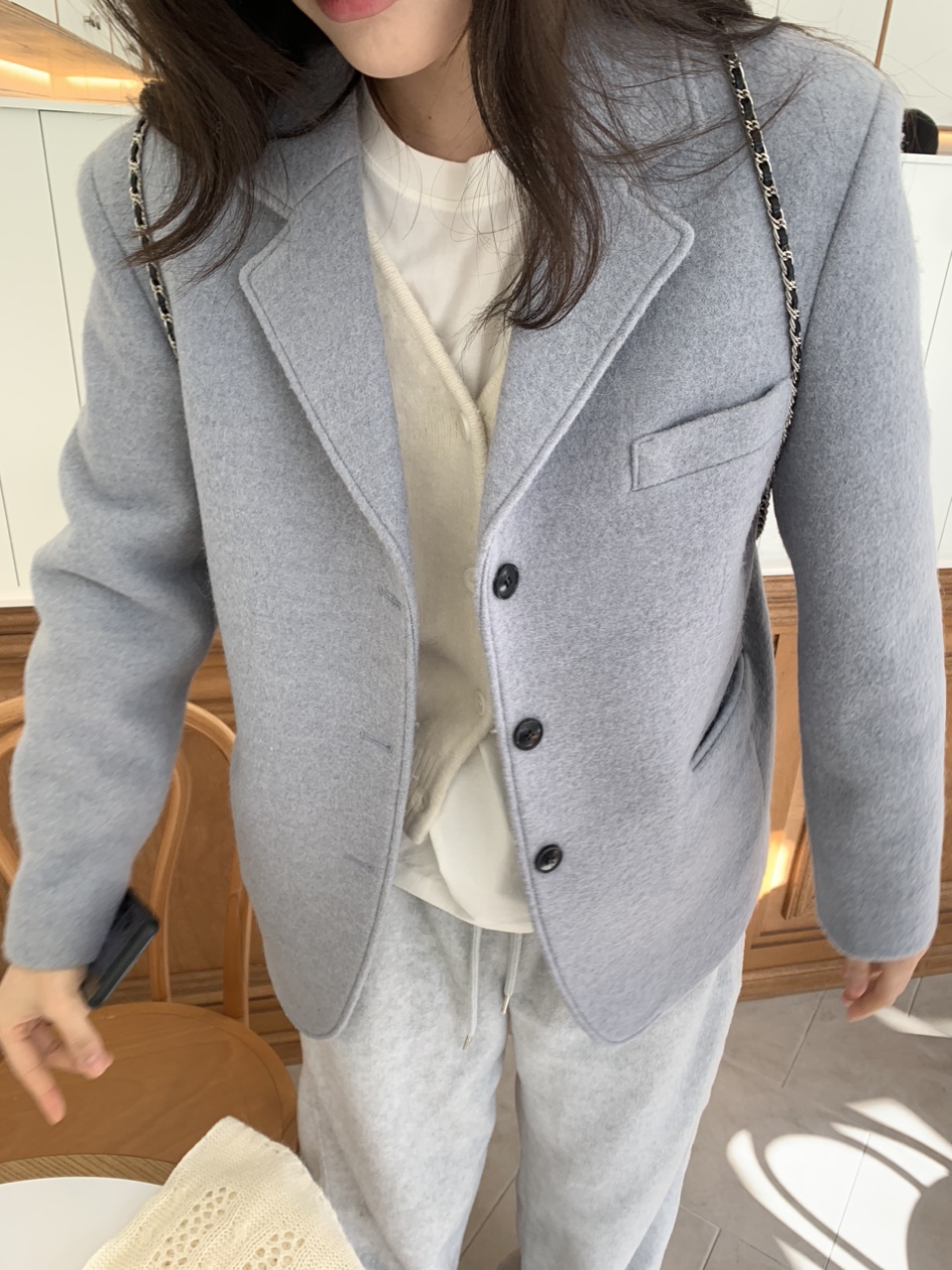 스브 알파카 하프코트 자켓 2colors 상세 이미지 30