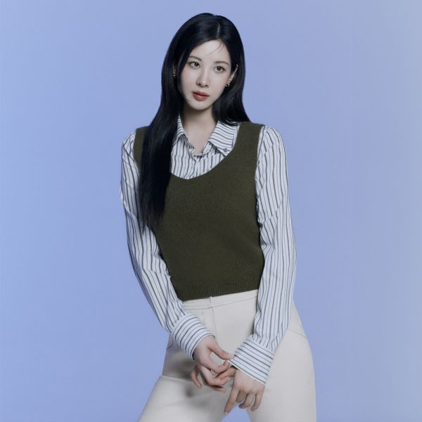 더엣지 24FW 라쿤울 블렌디드 베스트 : 레임오피스