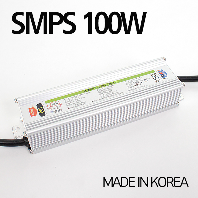 국산 방수형 SMPS 12V, 24V 안정기 아답터 파워서플라이 100W - 상세 이미지 2
