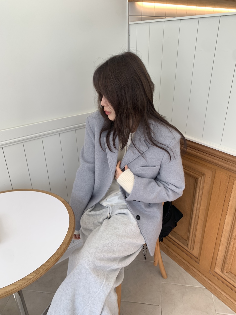 스브 알파카 하프코트 자켓 2colors 상세 이미지 18