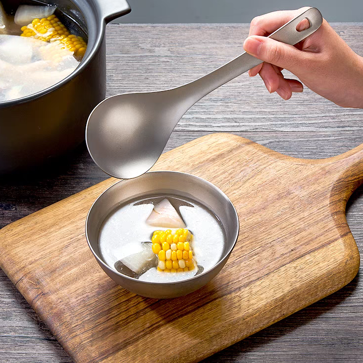 티타늄국자 캠핑 백패킹 친환경 스푼 식기 커트러리 키녹스 하우잰드