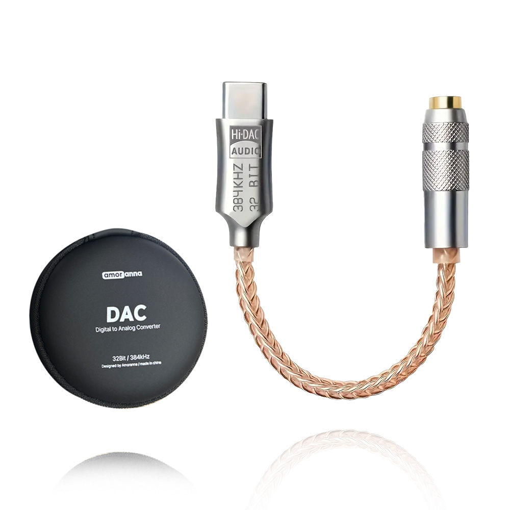 꼬다리 DAC C타입 이어폰 젠더 3.5mm 리얼텍 alc5686 제품 이미지