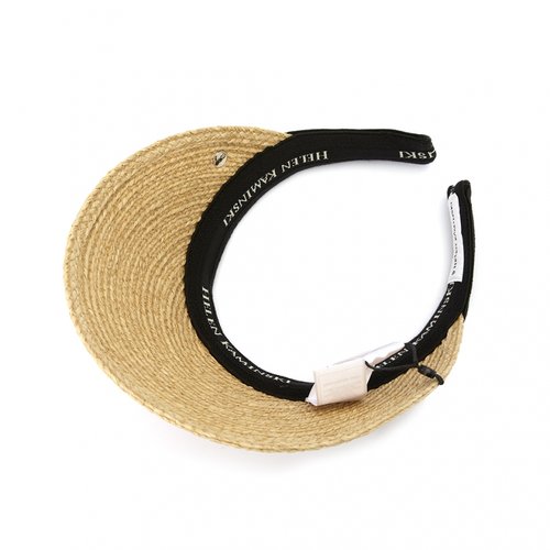 [헬렌카민스키](신세계 김해점) 비앙카 여성 바이저 HAT50265 NATURAL BLACK LOGO : 신세계백화점