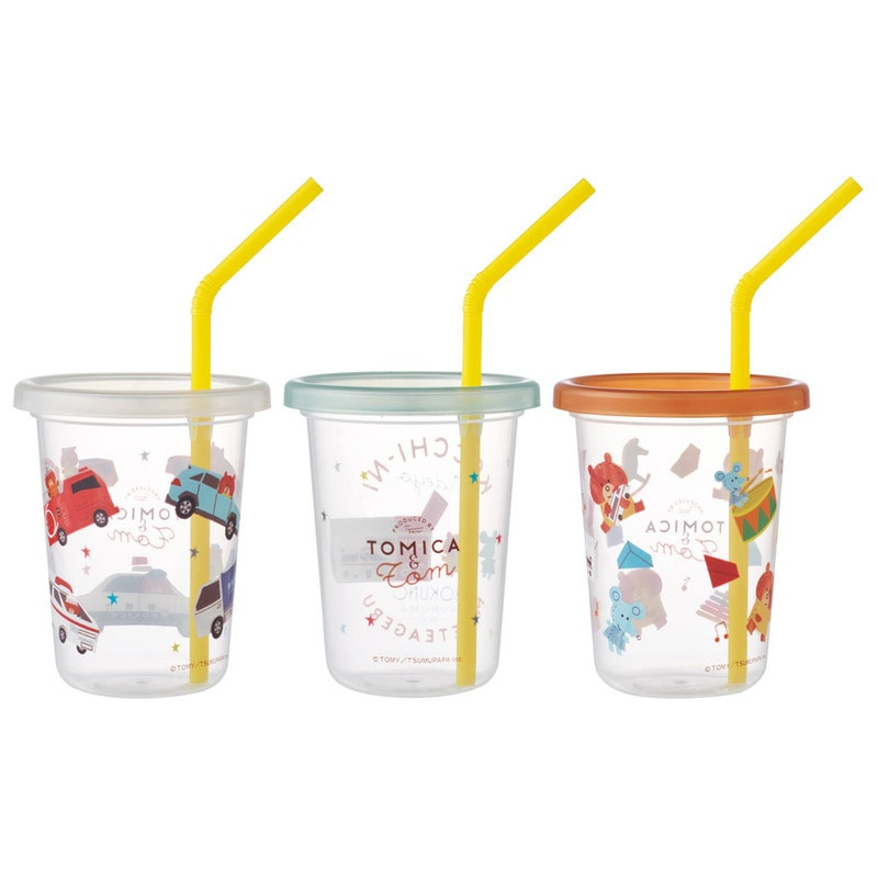 스케이터 츠무파파 토미카와 톰 캐릭터 빨대컵 3세트 230ml SIH2ST - 주방·식기 - 하카타몰