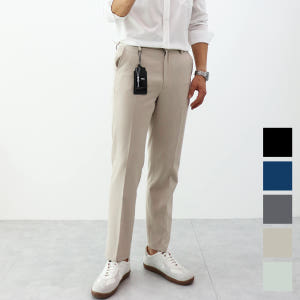 남자 겨울 슬랙스 스판 밴딩 기모 정장바지 남성 바지 9부 10부 착용 후기 | 사이즈/핏 총정리 - 상품 이미지 1