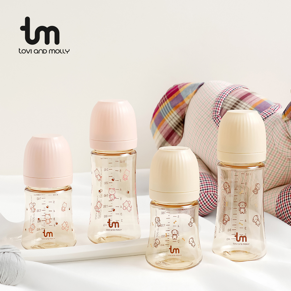 [토비앤몰리] 토비 몰리 아기 배앓이 트윈 젖병 노꼭지 180ml 280ml - 상품 이미지