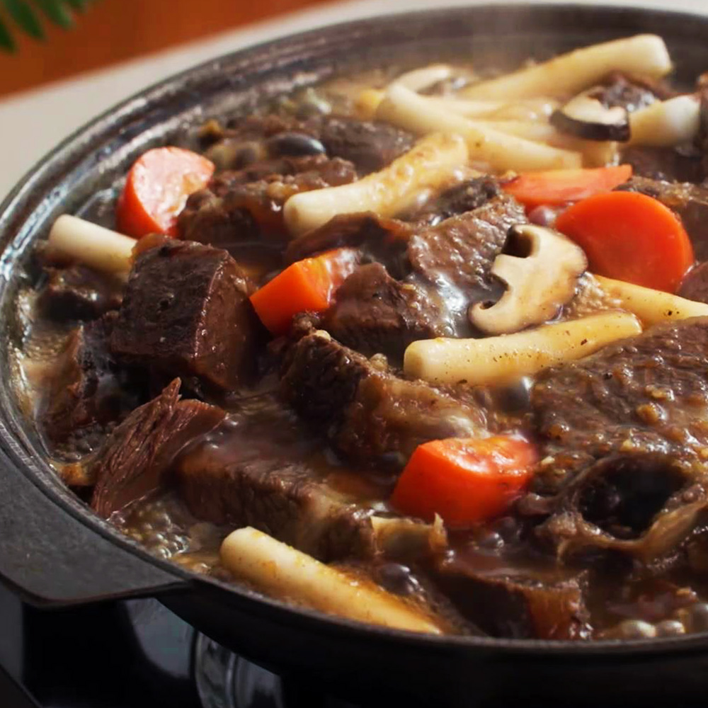 [정성곳간] 국내산 국산 뼈없는 소 갈비 찜 명인 강순의 간편식 고기 500g, 4개 - 상세 이미지 4