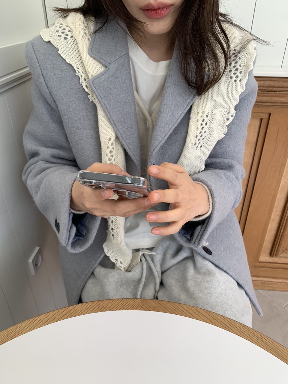 스브 알파카 하프코트 자켓 2colors 상세 이미지 58