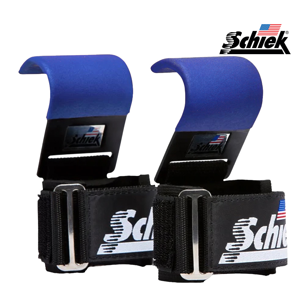 SCHIEK 1200PLH 블루 리프팅 후크 헬스 스트랩 풀업 데드리프트 시크 쉬크 - 상품 이미지