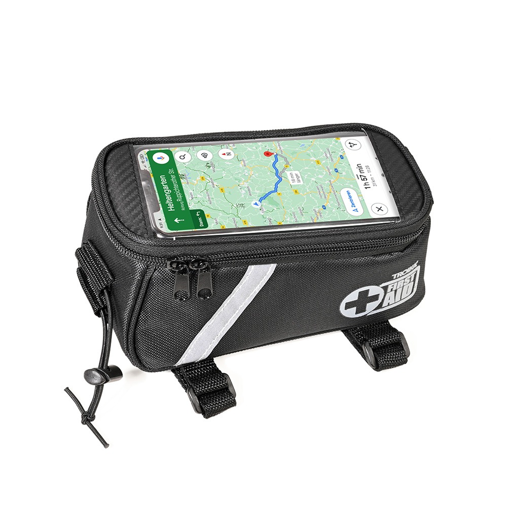 독일 브랜드 트로이카 BIKE BAG FIRST AID 오토바이&자전거 핸들 가방(BKB16/BK) - 상품 이미지