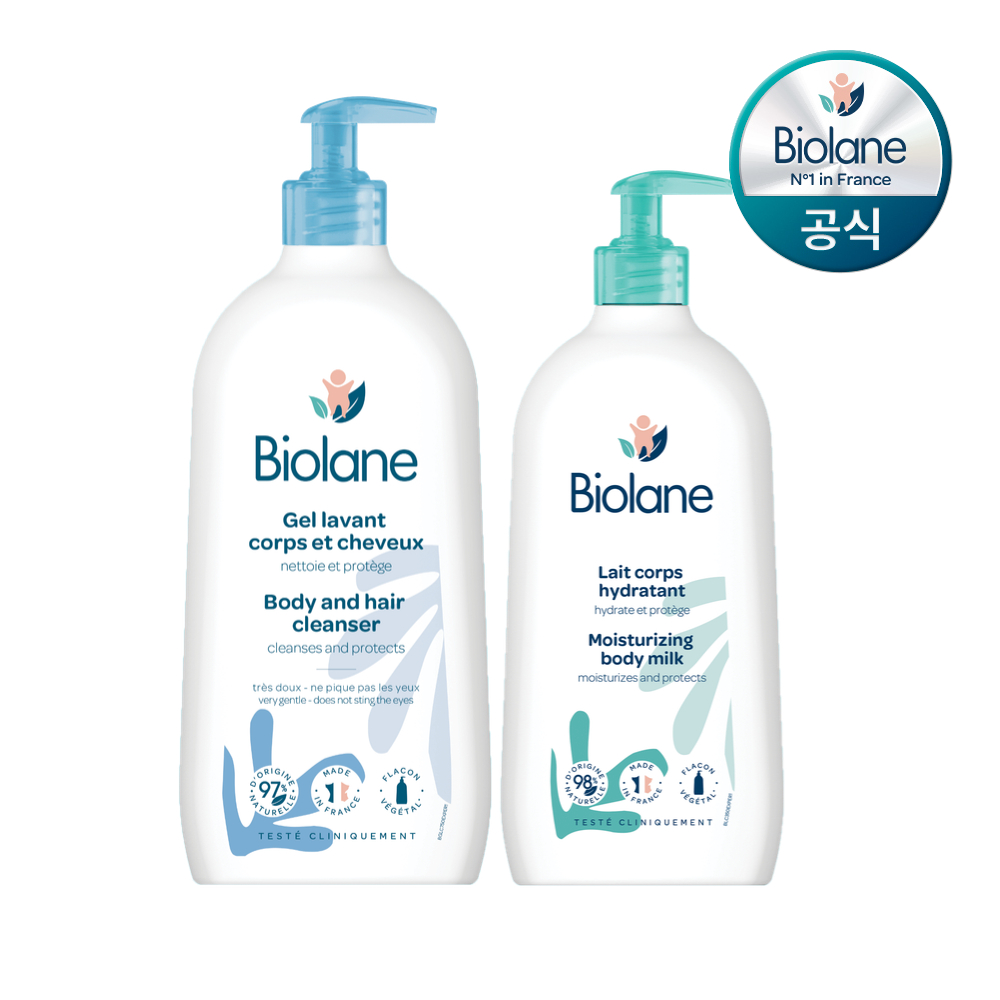 비올란 체험 세트(바디앤헤어 클렌저 750ml+바디밀크 350ml) 베이비 신생아 로션 - 상세 이미지 2