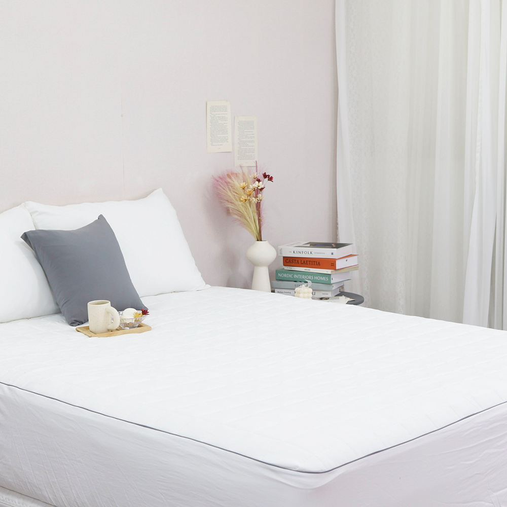 피치스킨 누빔 진드기방지 알러지케어 매트리스 침대 커버 싱글 슈퍼싱글 S/SS