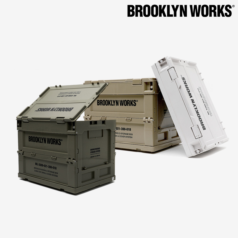 브루클린웍스 Z 박스 20L 폴딩박스 접이식 트렁크 선반 수납박스 정리함