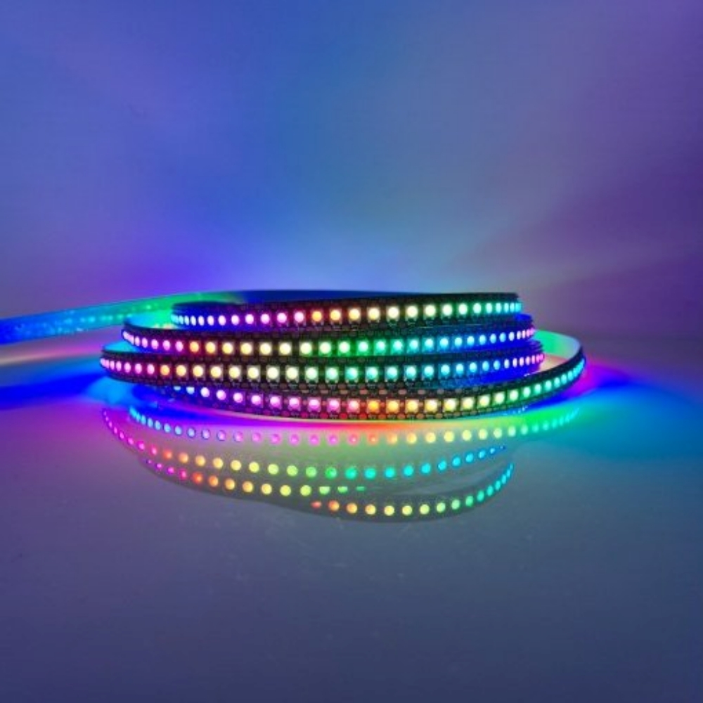 USB 5V 플렉시블 네오픽셀 RGB LED바 1M단위 실내용 - 상품 이미지