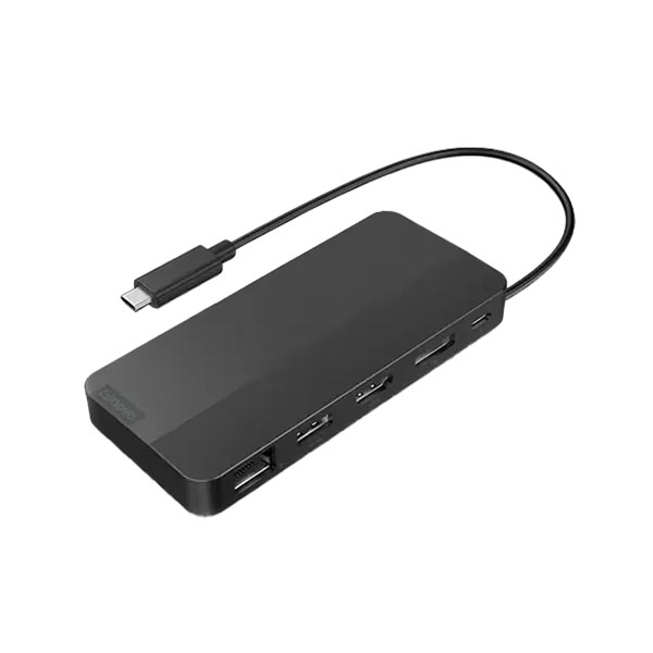레노버 Lenovo 듀얼 디스플레이 휴대용 도크 어뎁터포함 40B90100EU USB-C /USB-A/4K/HDMI 2.1/DP 1.4/이더넷 - 상세 이미지 2