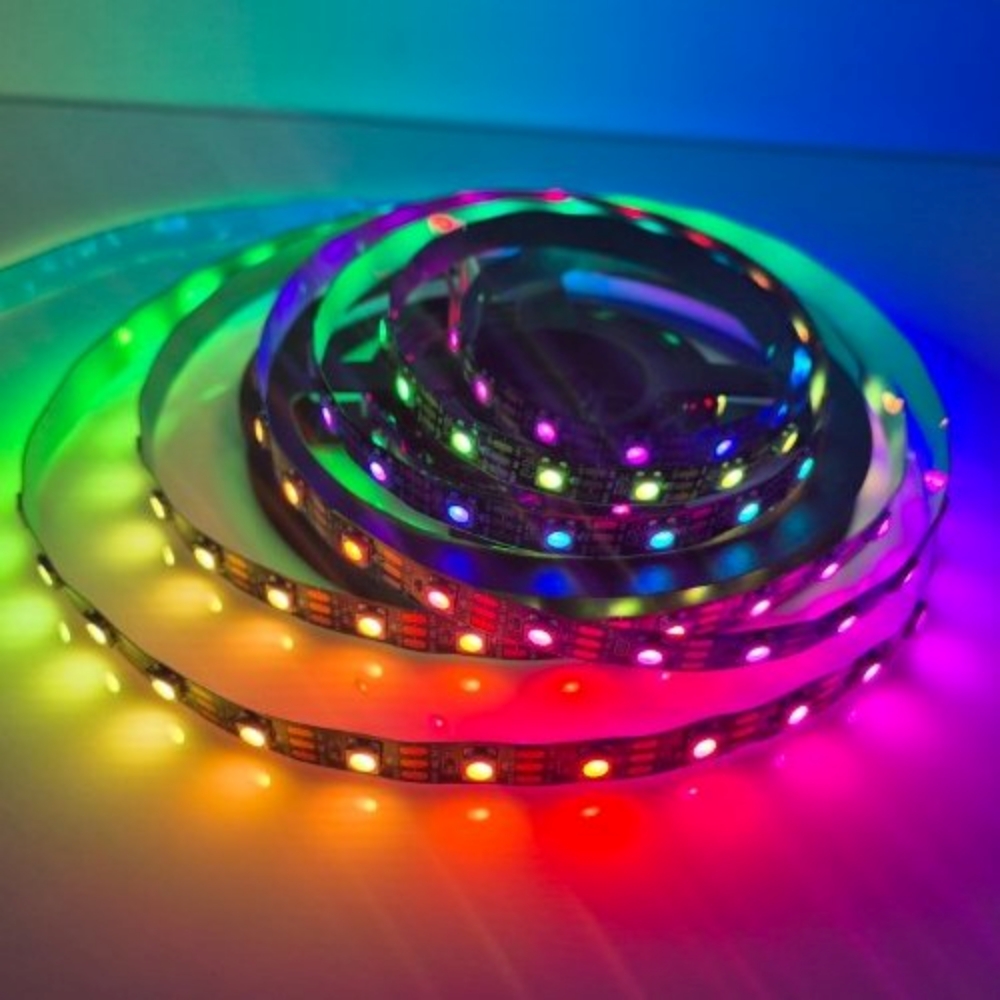 5V 플렉시블 네오픽셀 RGB USB LED바 5M 실내용 - 상품 이미지