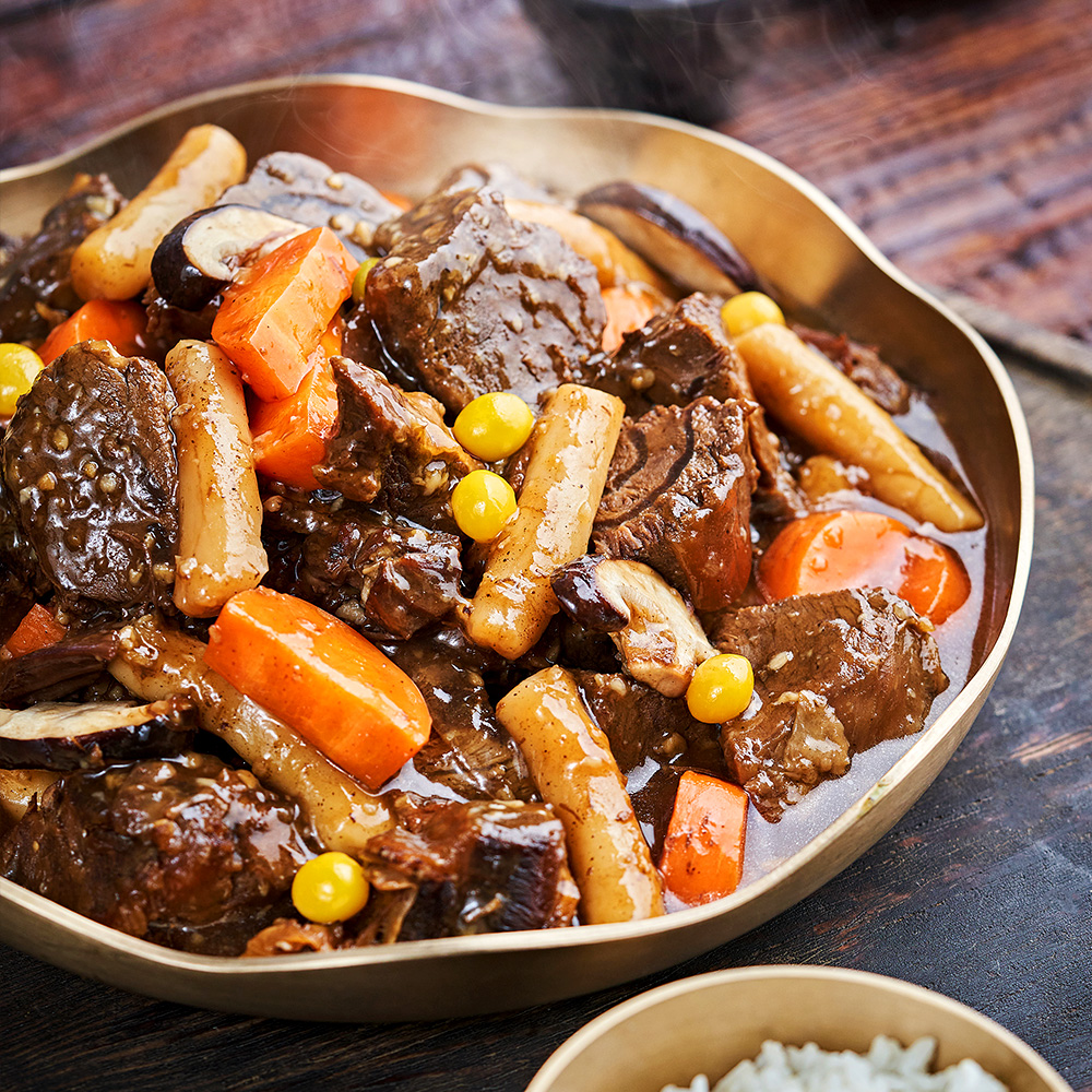 [정성곳간] 국내산 국산 뼈없는 소 갈비 찜 명인 강순의 간편식 고기 500g, 4개 - 상세 이미지 2