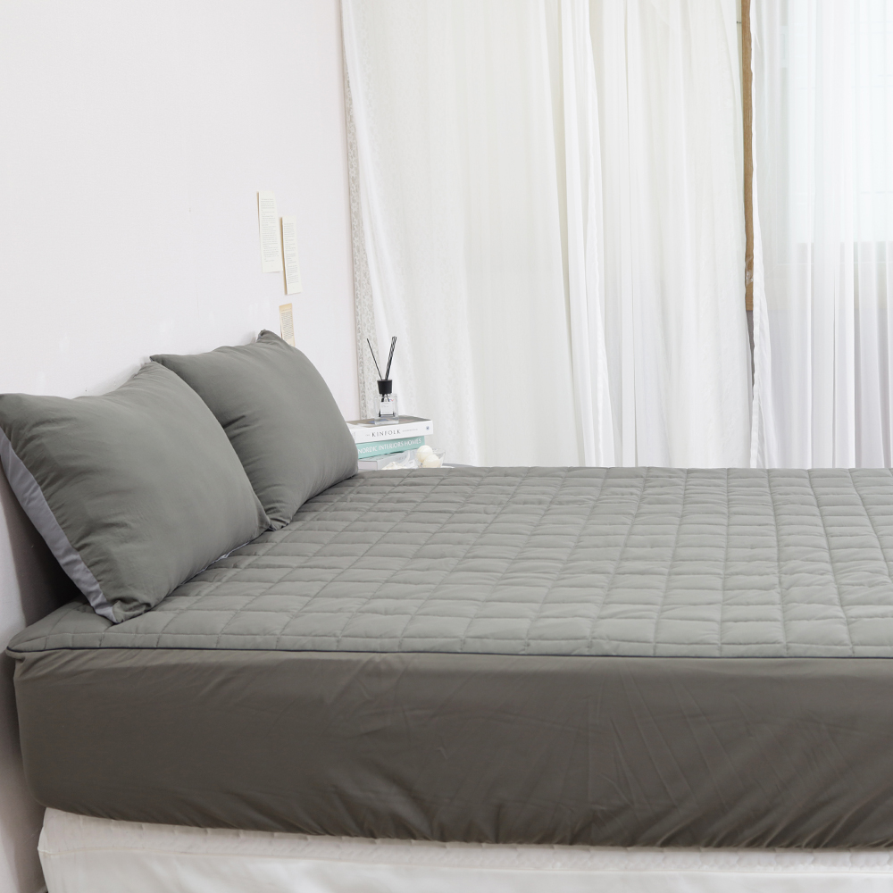 피치스킨 누빔 진드기방지 알러지케어 매트리스 침대 커버 싱글 슈퍼싱글 S/SS