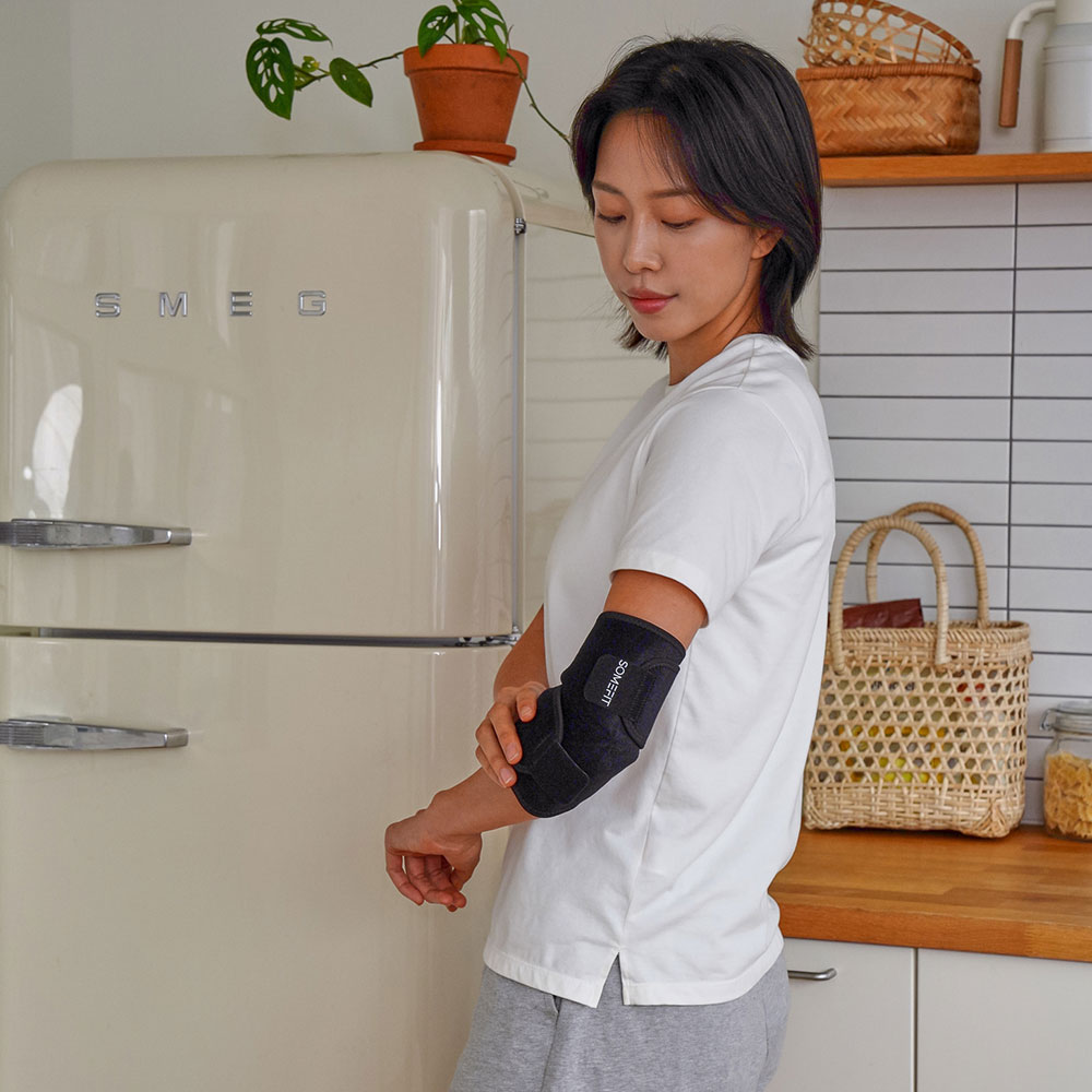 썸피트 팔꿈치 엘보보호대 압박 밴드 테니스 엘보우 아대 - 상세 이미지 3