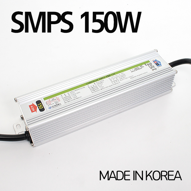 국산 방수형 SMPS 12V, 24V 안정기 아답터 파워서플라이 150W - 상세 이미지 2